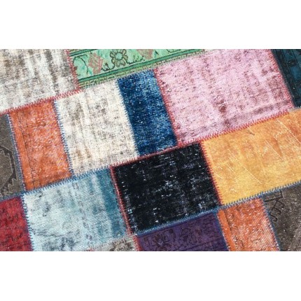 Multicolor Handmade Patchwork Carpet