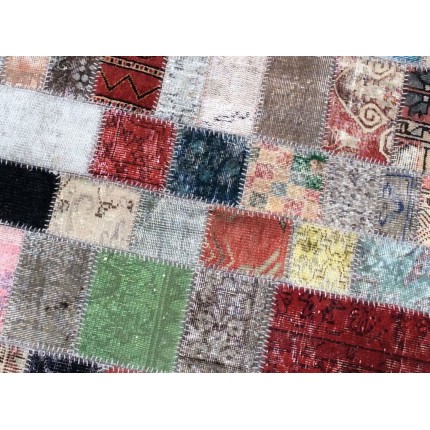 Multicolor Handmade Patchwork Carpet