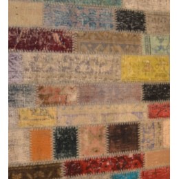 Multicolor Handmade Patchwork Carpet