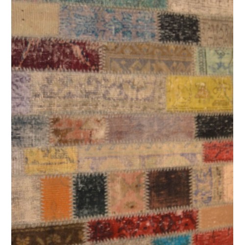 Multicolor Handmade Patchwork Carpet