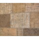 Beige Handmade Patchwork Carpet