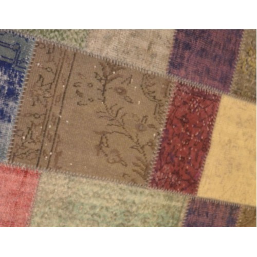 Multicolor Handmade Patchwork Carpet