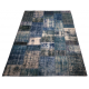 Blue Handmade Patchwork Carpet