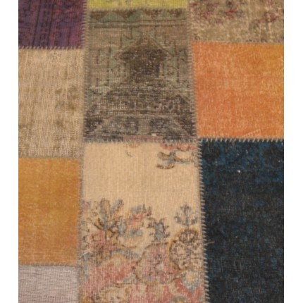 Multicolor Handmade Patchwork Carpet