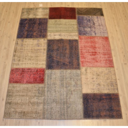 Multicolor Handmade Patchwork Carpet