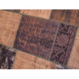 Purple Handmade Patchwork Carpet