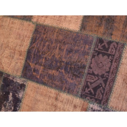 Purple Handmade Patchwork Carpet