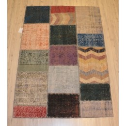 Multicolor Handmade Patchwork Carpet