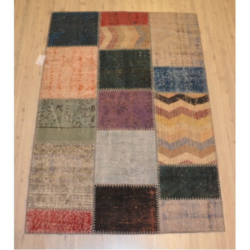 Multicolor Handmade Patchwork Carpet