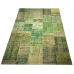 Green Handmade Patchwork Carpet