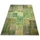 Green Handmade Patchwork Carpet