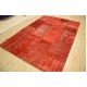 Red Handmade Patchwork Carpet