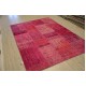 Red Handmade Patchwork Carpet