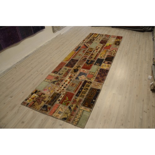 naturel Handmade Patchwork Carpet