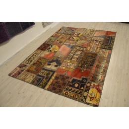 Handmade Patchwork Carpet naturel colour