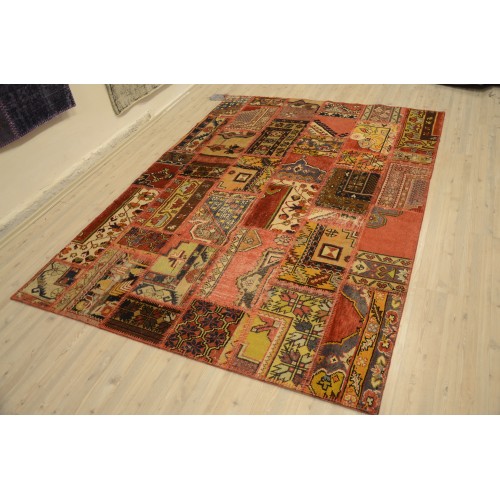 naturel Handmade Patchwork Carpet