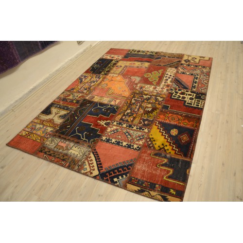 Handmade Patchwork Carpet naturel colour