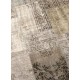 Beige and Grey Handmade Patchwork Carpet