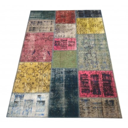 Multicolor Handmade Patchwork Carpet