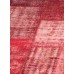 Red Handmade Patchwork Carpet