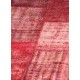 Red Handmade Patchwork Carpet