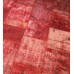 Red Handmade Patchwork Carpet