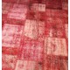 Red Handmade Patchwork Carpet
