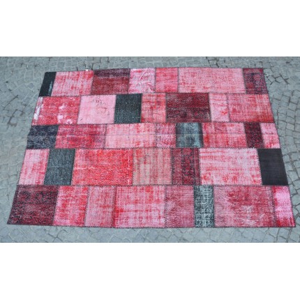 Multicolor Handmade Patchwork Carpet