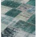 Green Handmade Patchwork Carpet