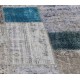 Blue and Grey Handmade Patchwork Carpet
