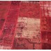 Red Handmade Patchwork Carpet