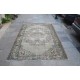 Green and Beige Faded Rug