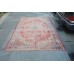 Red Oushak Rug