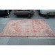 Red Oushak Rug