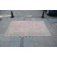 Beige and Pink Oushak Rug
