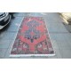  Red and Blue Faded Rug