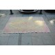 Beige and Pink Oushak Rug