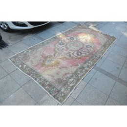  Faded Oushak Rug