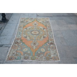 Orange Oushak Rug