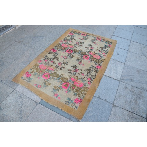 Floral Faded Rug