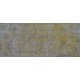 Yelow Handmade Vintage Overdyed Turkish Carpet
