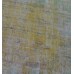 Yelow Handmade Vintage Overdyed Turkish Carpet
