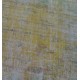 Yelow Handmade Vintage Overdyed Turkish Carpet