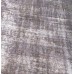 Grey Handmade Vintage Overdyed Turkish Carpet