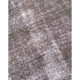 Grey Handmade Vintage Overdyed Turkish Carpet