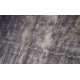 Black Handmade Vintage Overdyed Turkish Carpet