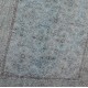 Blue Handmade Vintage Overdyed Turkish Carpet
