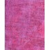 Pink Handmade Vintage Overdyed Turkish Carpet