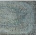 Grey Handmade Vintage Overdyed Turkish Carpet
