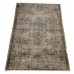 Grey Handmade Vintage Overdyed Turkish Carpet